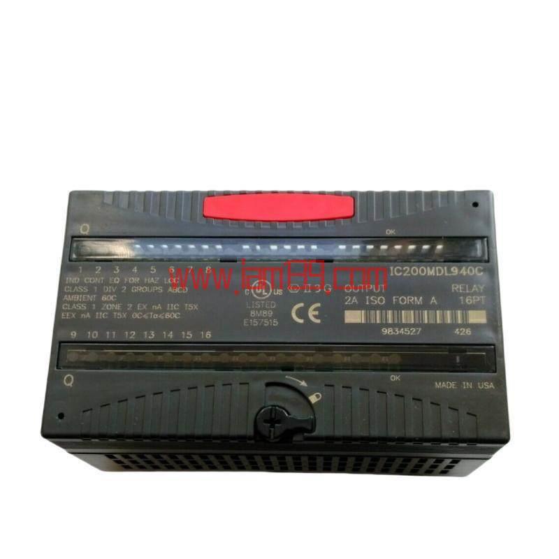 
GE IC200MDL940 继电器输出模块 - VersaMax, PLC, 离散控制