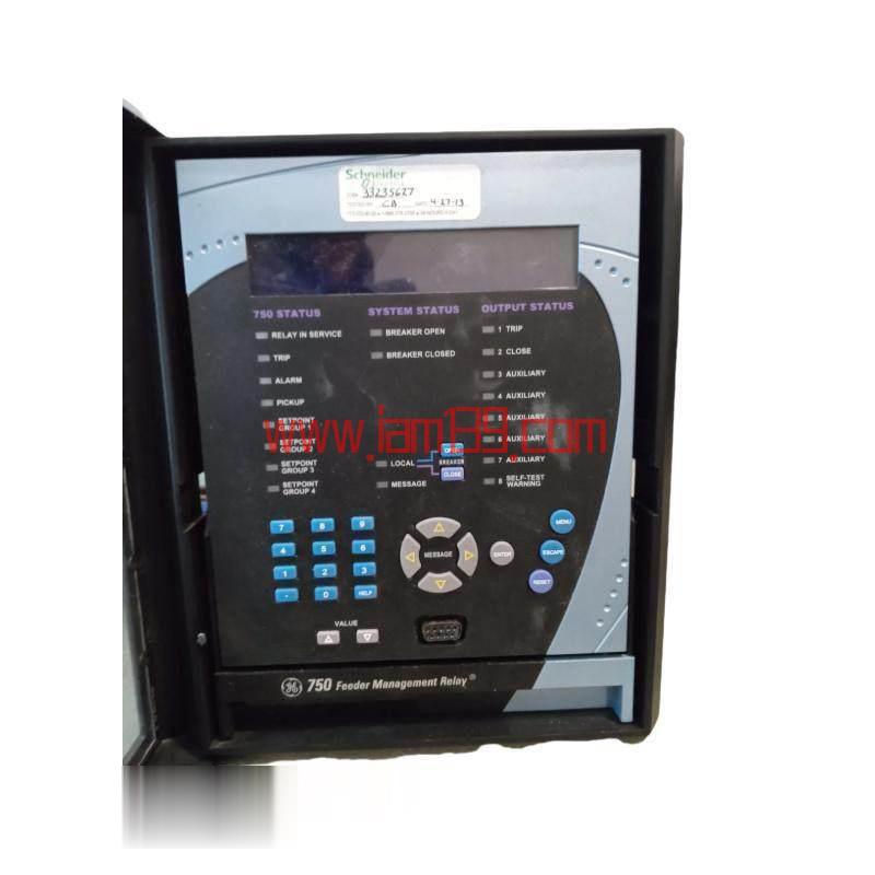 
GE SR750 - 750-P5-G5-S5-S5-HI-A20-R-E 保护继电器