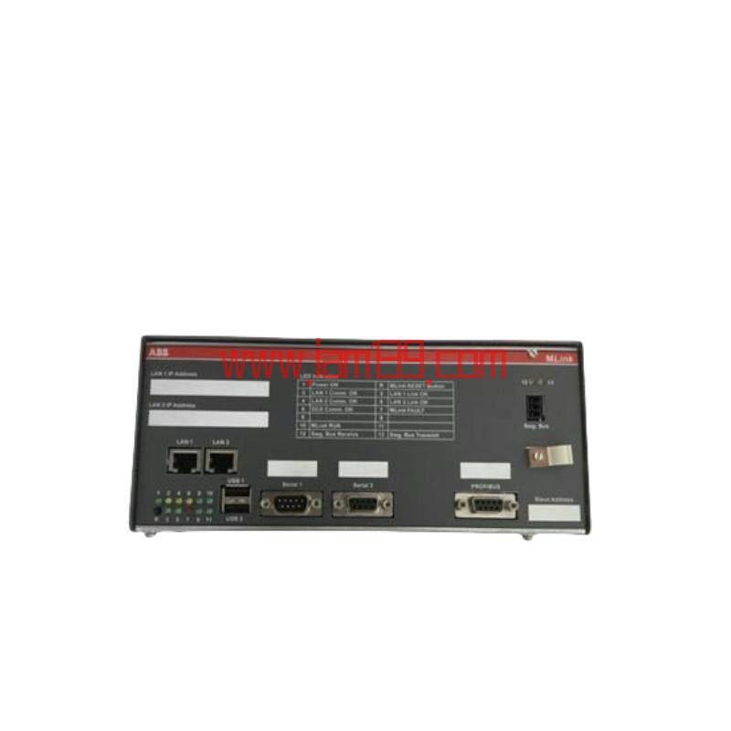 
ABB 1TGE102009R2300 - MLink 控制单元，先进工业自动化解决方案