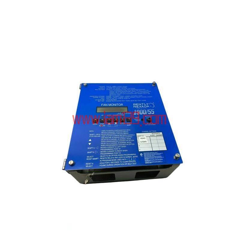 
Bently Nevada 1900/55 风扇监控器：工业应用先进控制模块