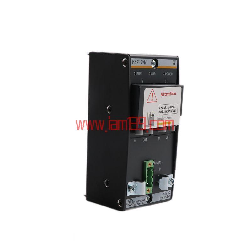 
Bachmann FS212/N FastBus模块 - 高性能工业控制解决方案